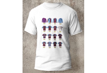 Aston Villa FC Retro Football Shirts T-Shirt